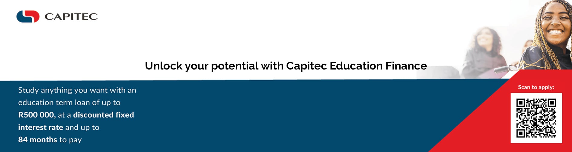 Unlock your potential with Capitec Education Finance